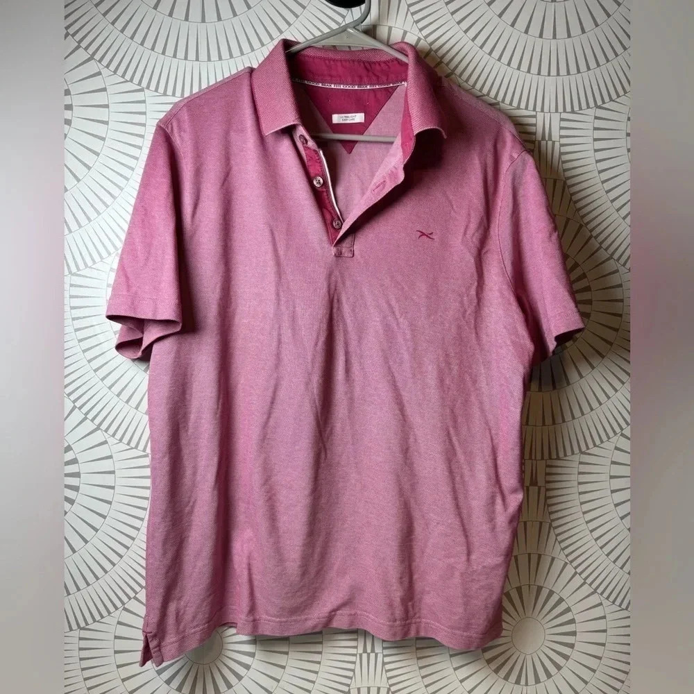 Brax‎ Men’s Polo Shirt Pink Color Large Style Petter Pink